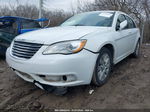 2014 Chrysler 200 Lx White vin: 1C3CCBAB7EN142182