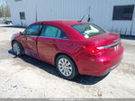 2014 Chrysler 200 Lx Red vin: 1C3CCBAB7EN208472