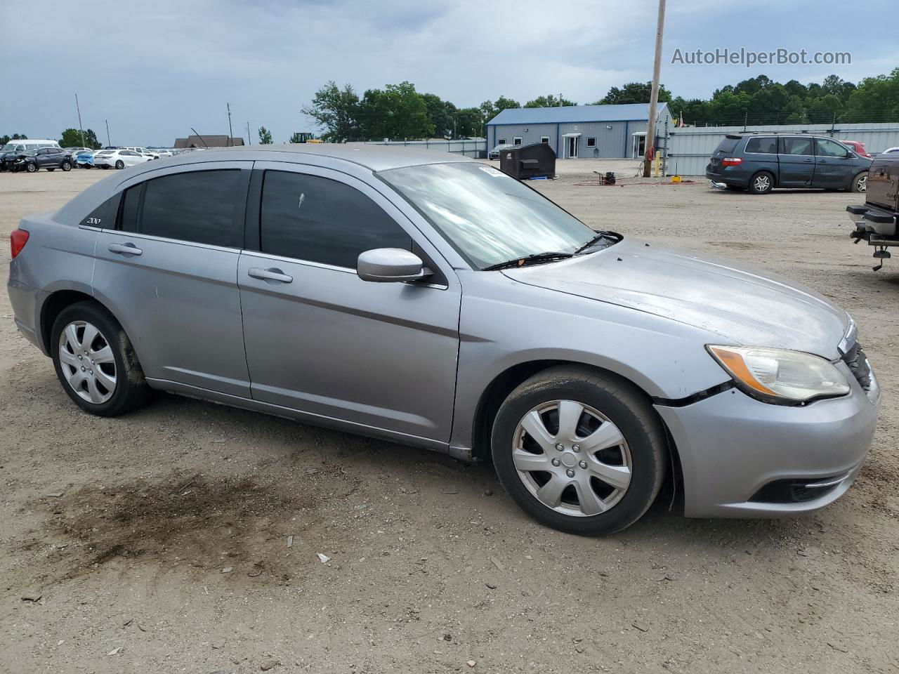 2014 Chrysler 200 Lx Silver vin: 1C3CCBAB7EN209847