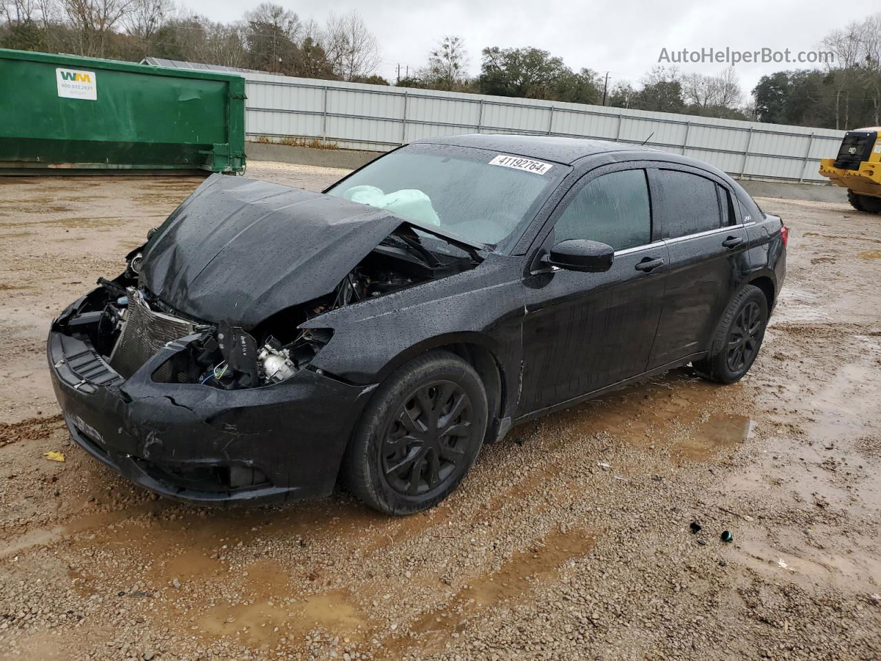 2014 Chrysler 200 Lx Черный vin: 1C3CCBAB7EN210058