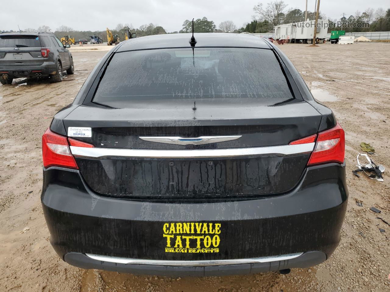 2014 Chrysler 200 Lx Черный vin: 1C3CCBAB7EN210058