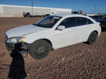 2014 Chrysler 200 Lx White vin: 1C3CCBAB7EN237258