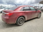 2014 Chrysler 200 Lx Burgundy vin: 1C3CCBAB8EN141784