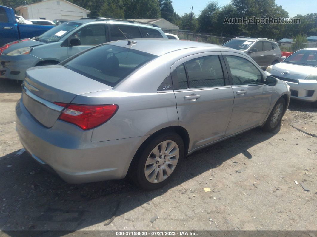 2014 Chrysler 200 Lx Silver vin: 1C3CCBAB8EN211008