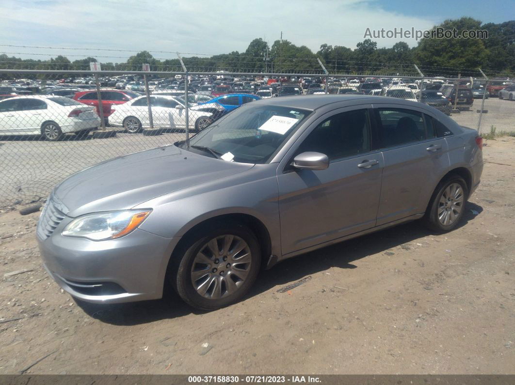 2014 Chrysler 200 Lx Silver vin: 1C3CCBAB8EN211008