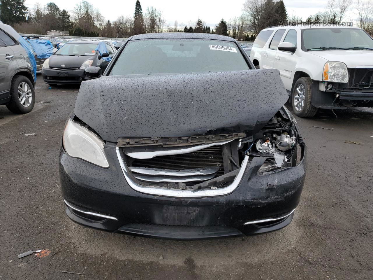 2014 Chrysler 200 Lx Black vin: 1C3CCBAB8EN230593