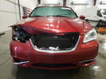 2014 Chrysler 200 Lx Burgundy vin: 1C3CCBAB8EN231534