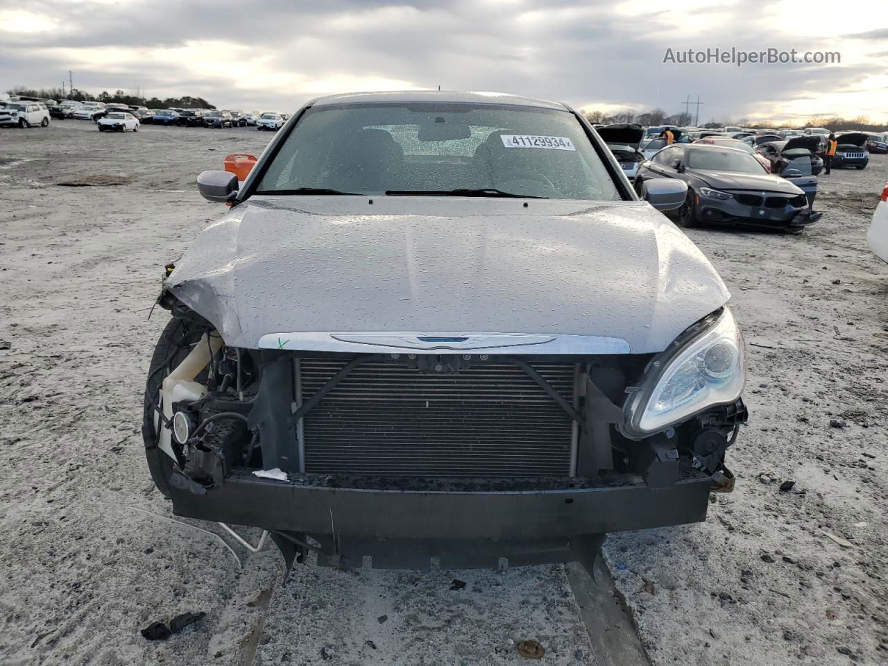 2014 Chrysler 200 Lx Silver vin: 1C3CCBAB9EN124119