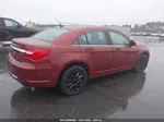 2014 Chrysler 200 Lx Burgundy vin: 1C3CCBAB9EN211504