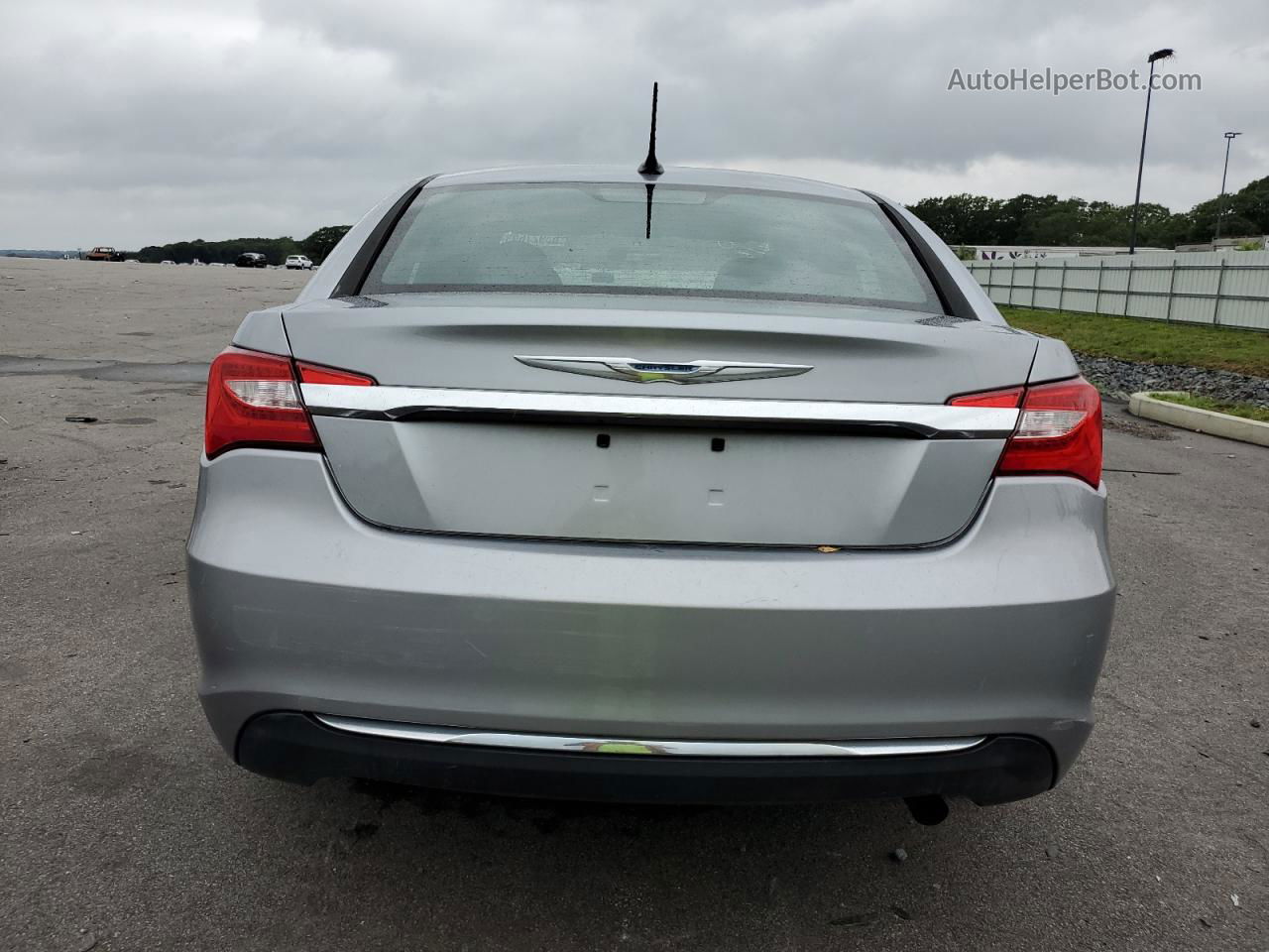 2014 Chrysler 200 Lx Silver vin: 1C3CCBAB9EN231445