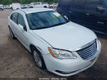 2014 Chrysler 200 Lx White vin: 1C3CCBABXEN125201