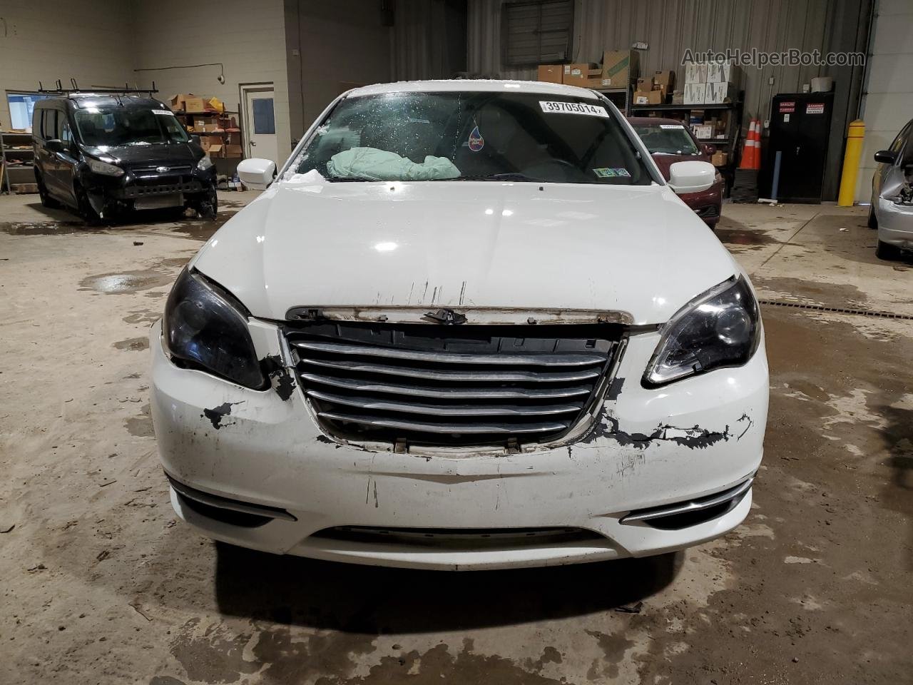2014 Chrysler 200 Lx Белый vin: 1C3CCBABXEN167996