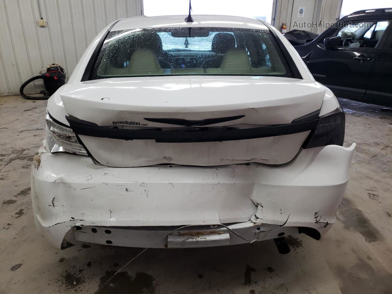 2014 Chrysler 200 Lx White vin: 1C3CCBABXEN170364