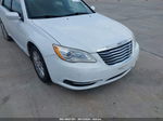 2014 Chrysler 200 Lx White vin: 1C3CCBABXEN205498