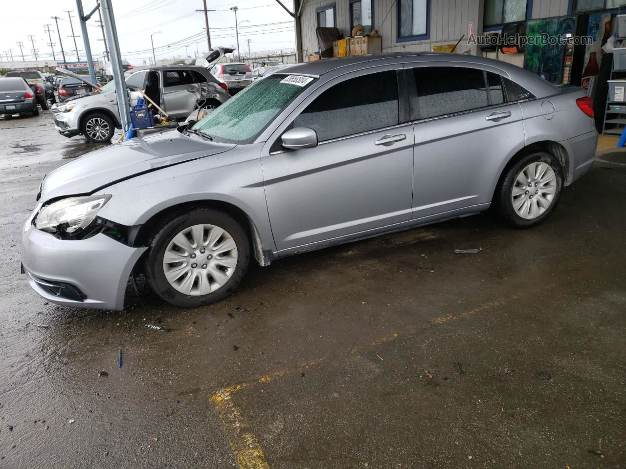 2014 Chrysler 200 Lx Silver vin: 1C3CCBABXEN212791