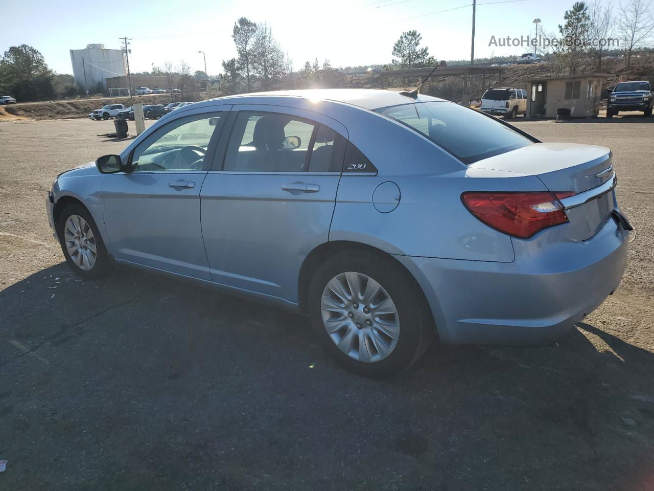 2014 Chrysler 200 Lx Blue vin: 1C3CCBABXEN213942