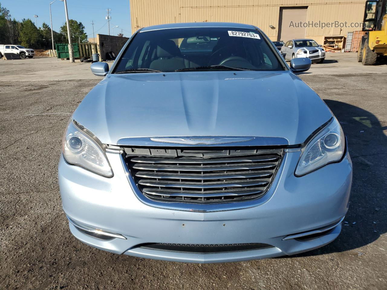 2014 Chrysler 200 Lx Синий vin: 1C3CCBABXEN213942