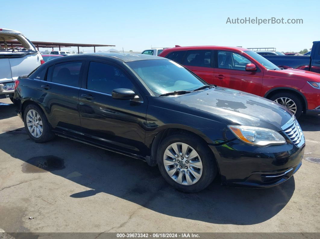 2014 Chrysler 200 Lx Black vin: 1C3CCBAG0EN101372