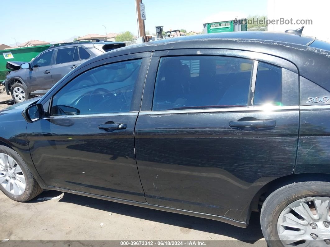 2014 Chrysler 200 Lx Black vin: 1C3CCBAG0EN101372