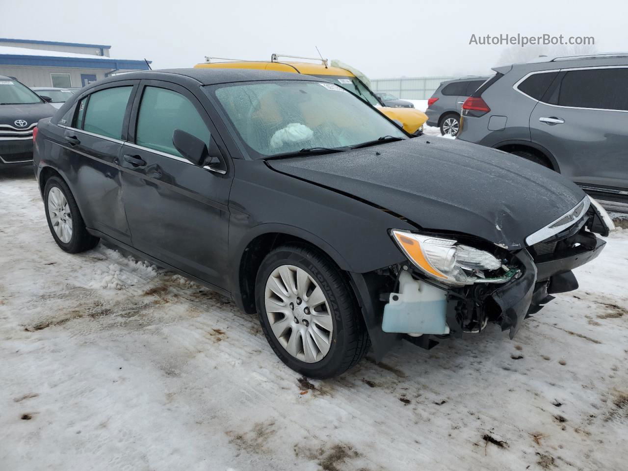 2014 Chrysler 200 Lx Black vin: 1C3CCBAG0EN102229