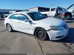 2014 Chrysler 200 Lx White vin: 1C3CCBAG0EN103672