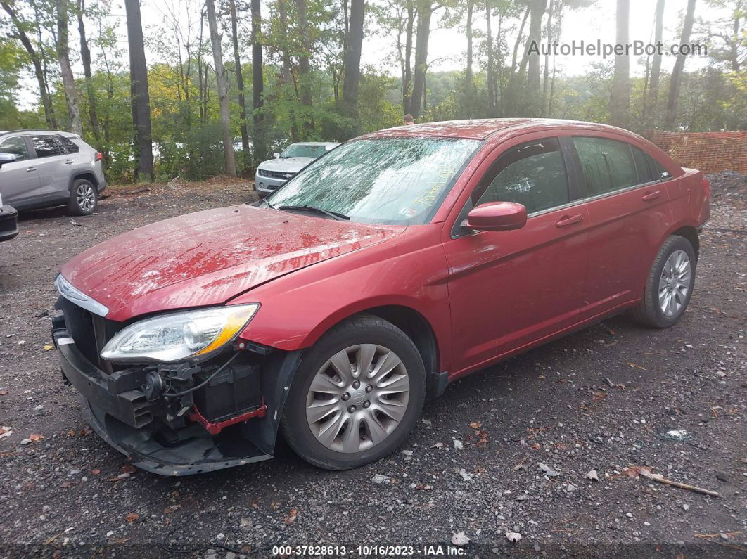 2014 Chrysler 200 Lx Красный vin: 1C3CCBAG0EN164147