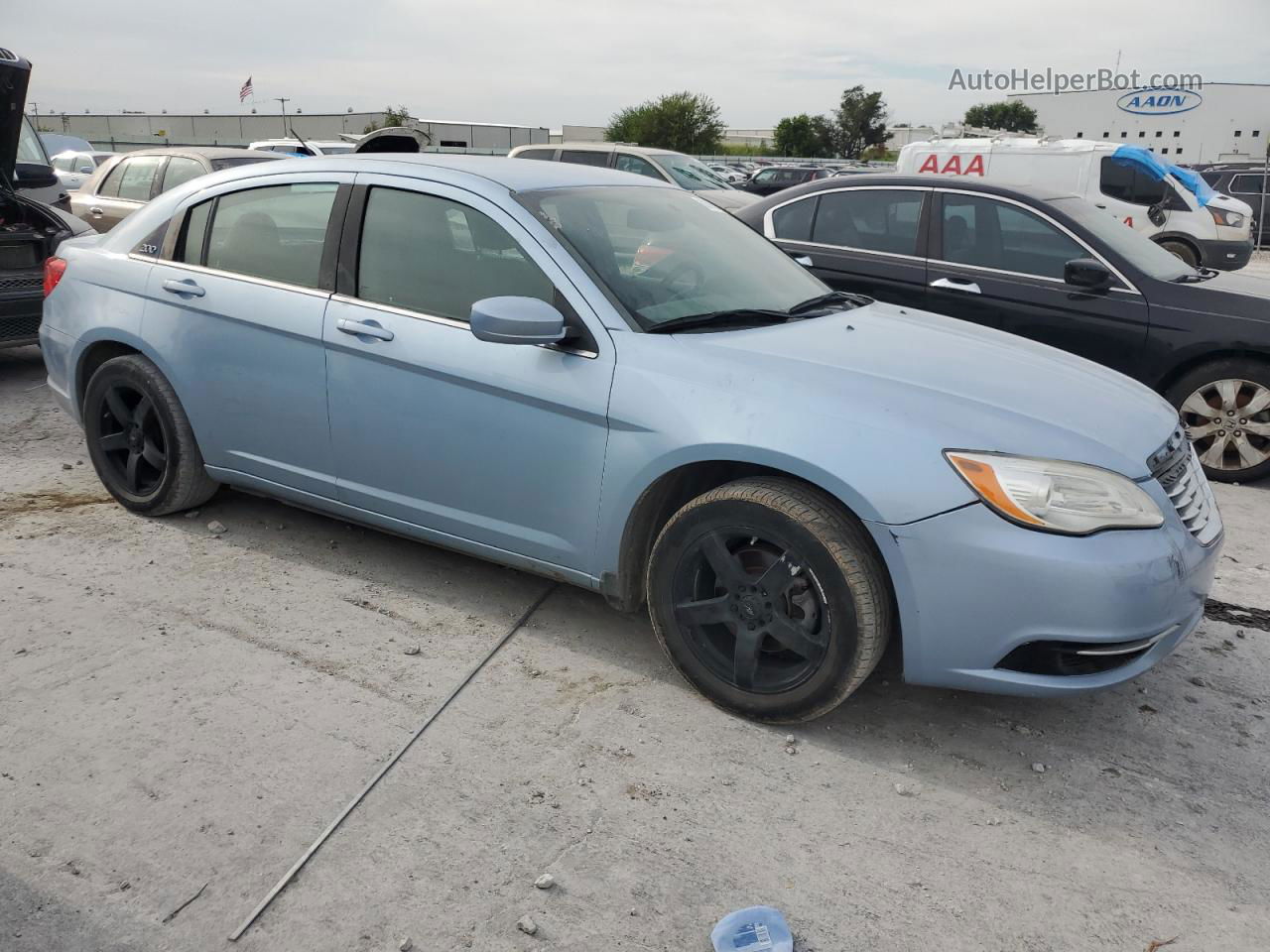 2014 Chrysler 200 Lx Blue vin: 1C3CCBAG1EN101493