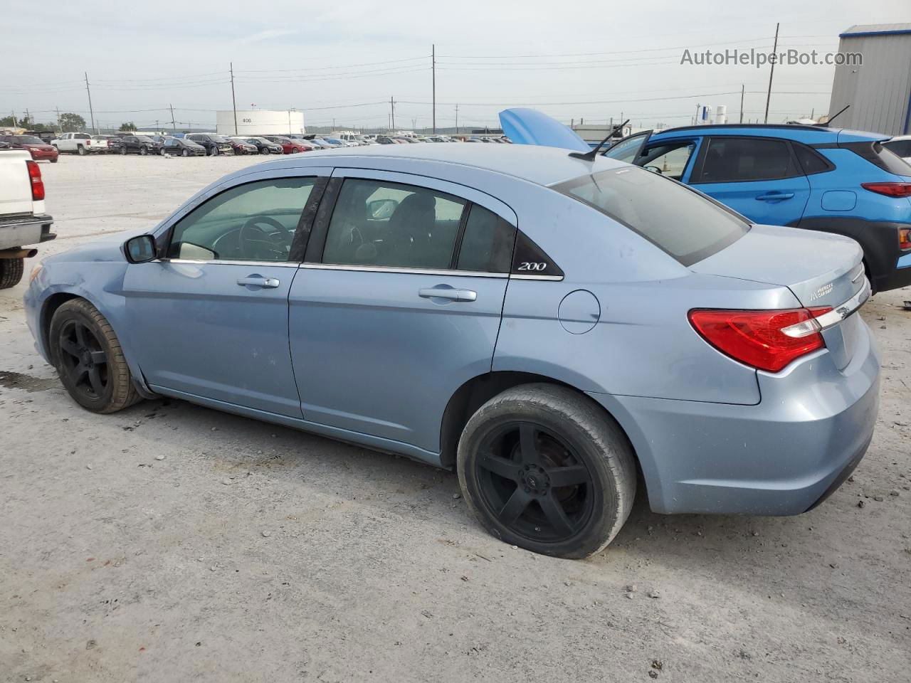 2014 Chrysler 200 Lx Blue vin: 1C3CCBAG1EN101493