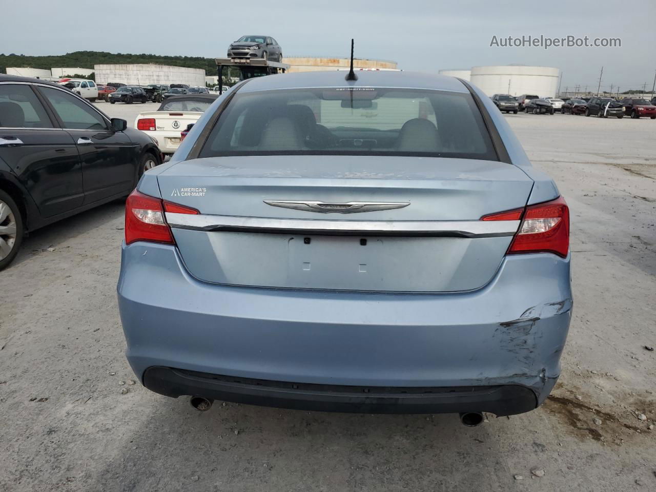 2014 Chrysler 200 Lx Blue vin: 1C3CCBAG1EN101493