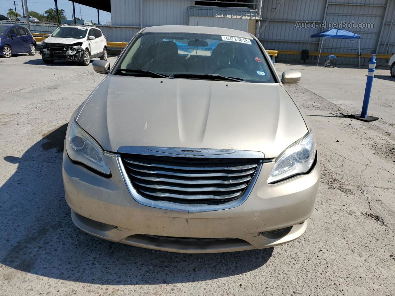 2014 Chrysler 200 Lx Tan vin: 1C3CCBAG3EN164868