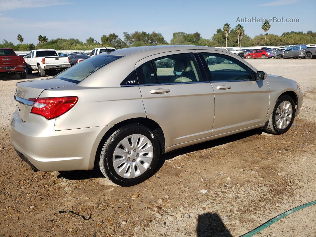 2014 Chrysler 200 Lx Gold vin: 1C3CCBAG3EN164868