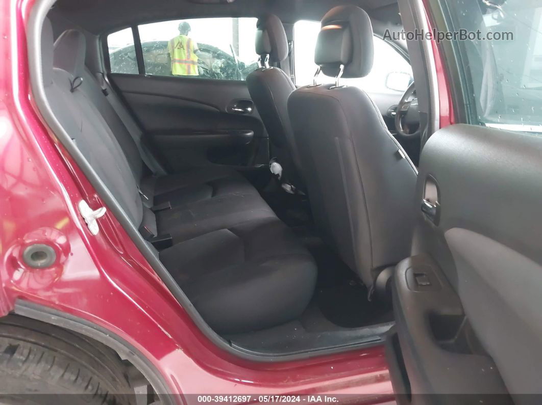 2014 Chrysler 200 Lx Red vin: 1C3CCBAG5EN171191