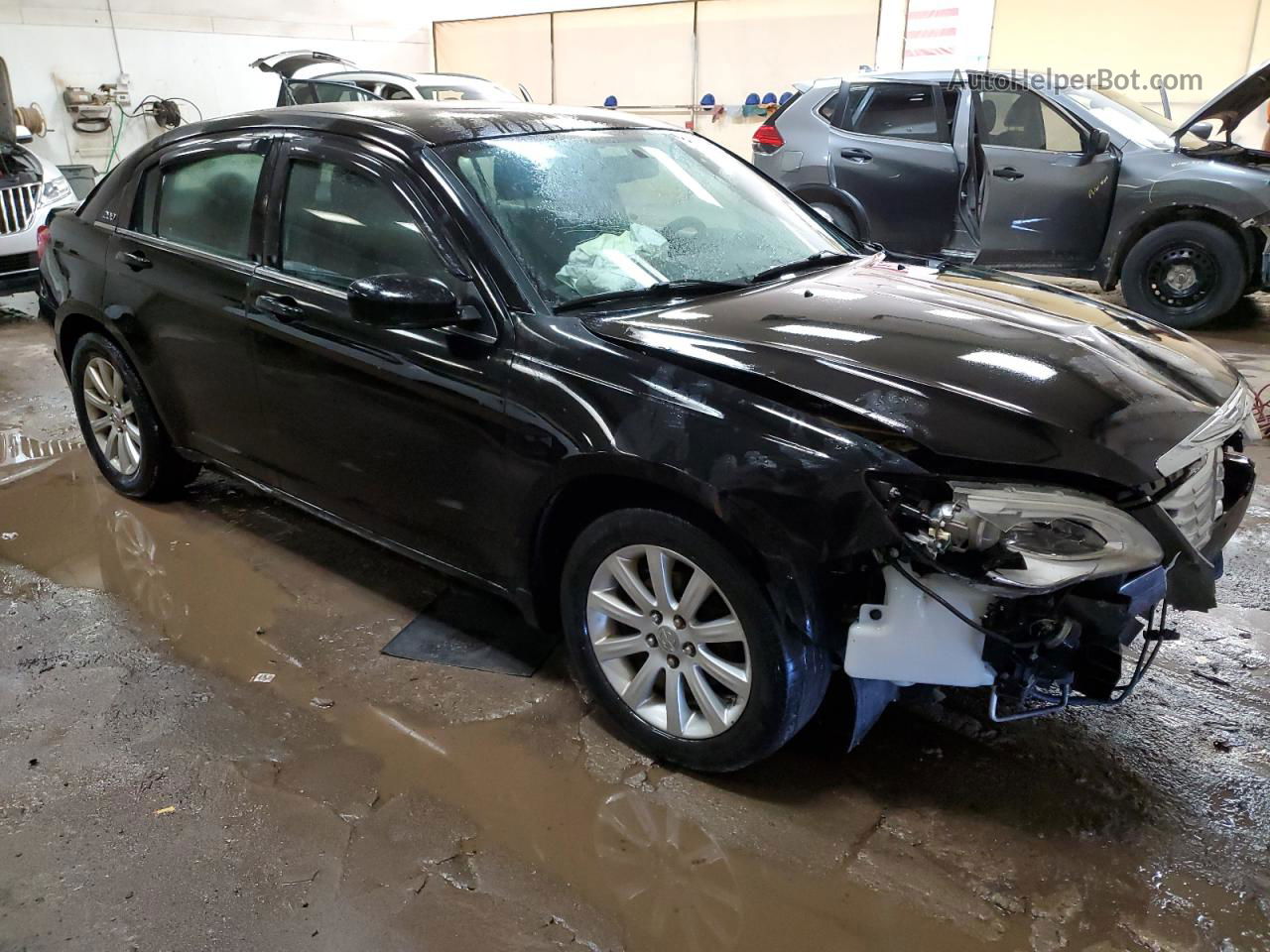 2014 Chrysler 200 Lx Black vin: 1C3CCBAG6EN157526