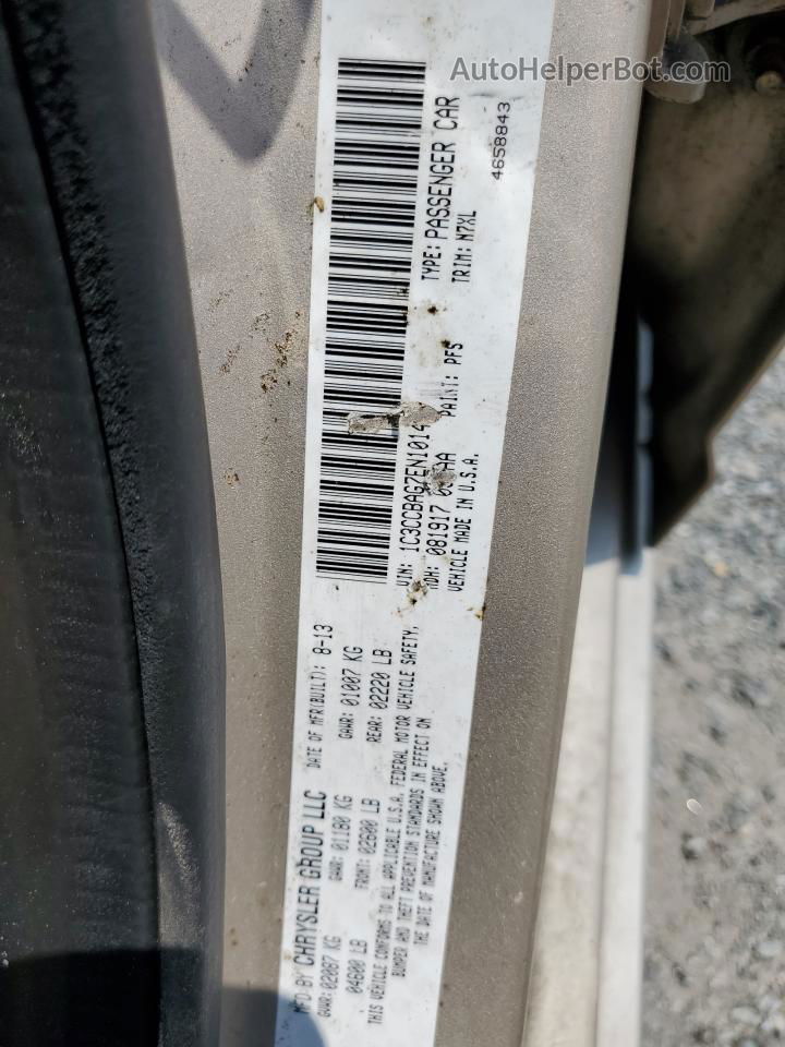 2014 Chrysler 200 Lx Золотой vin: 1C3CCBAG7EN101417
