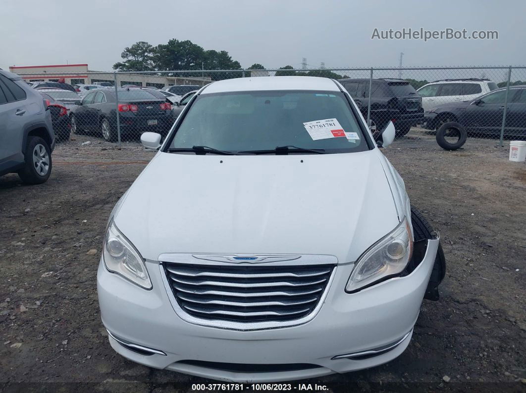 2014 Chrysler 200 Lx White vin: 1C3CCBAG9EN101919