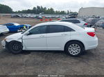 2014 Chrysler 200 Lx White vin: 1C3CCBAG9EN101919