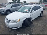 2014 Chrysler 200 Lx White vin: 1C3CCBAG9EN101919