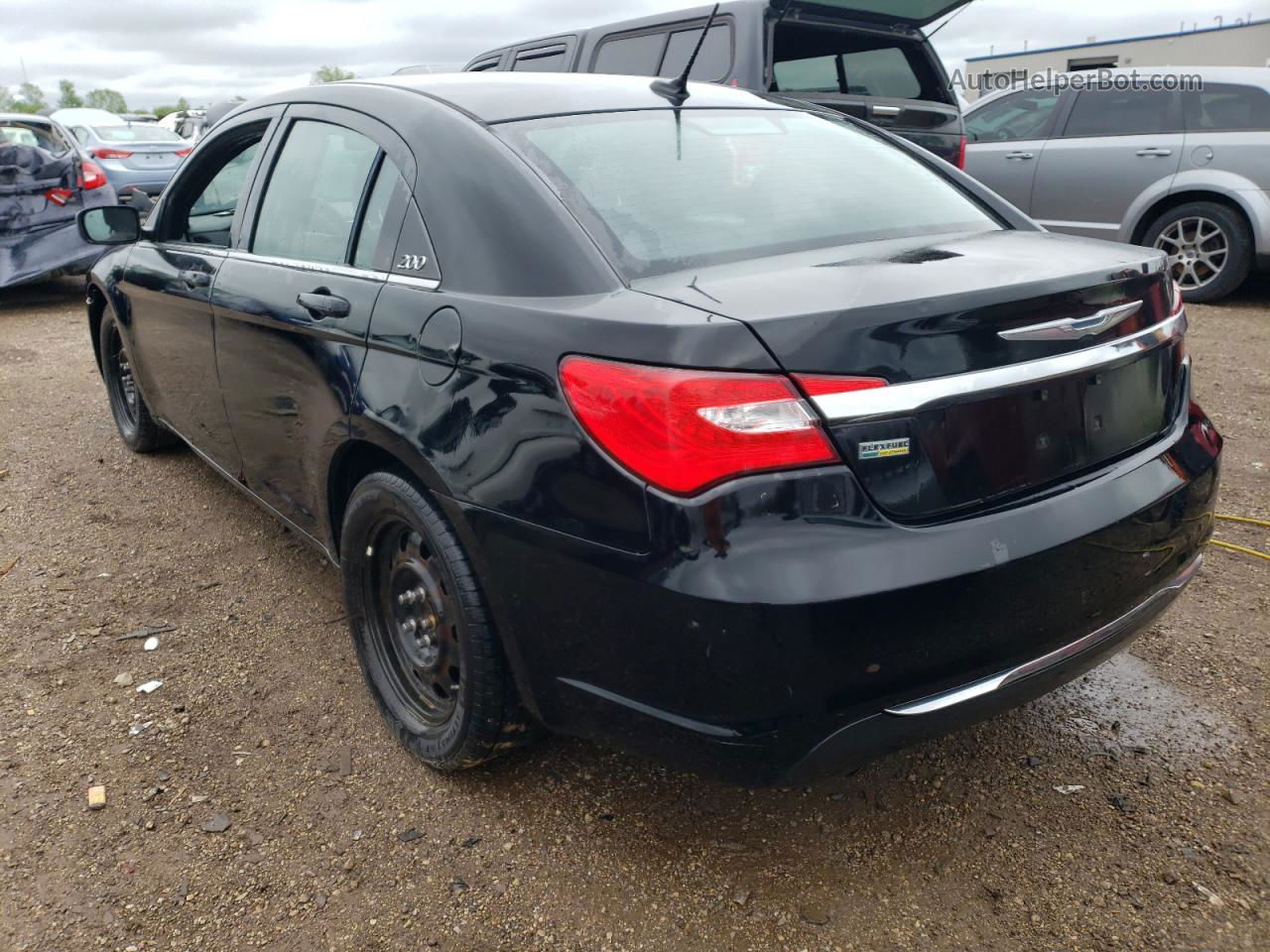 2014 Chrysler 200 Lx Black vin: 1C3CCBAG9EN163255