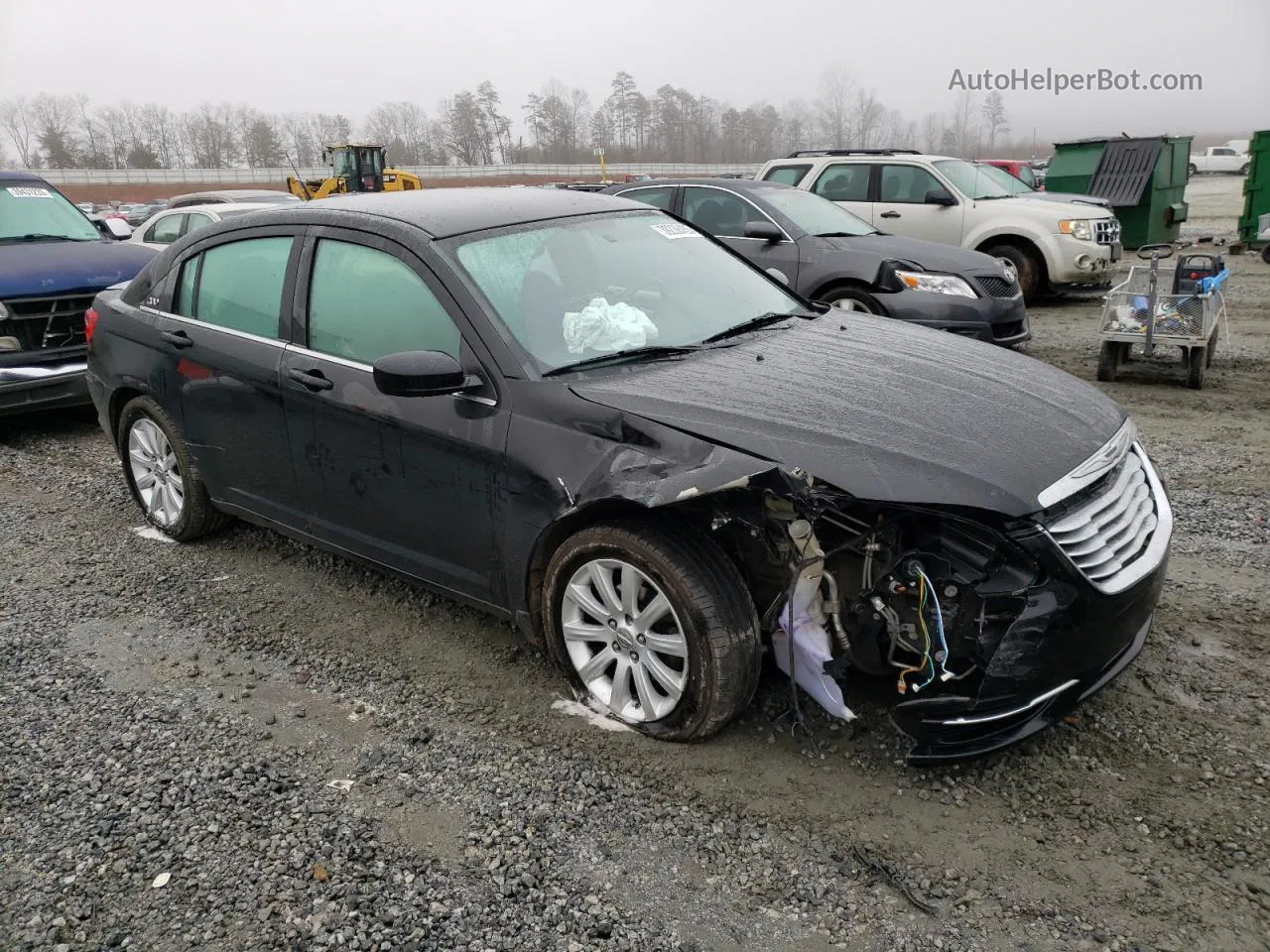 2014 Chrysler 200 Touring Черный vin: 1C3CCBBB0EN178567