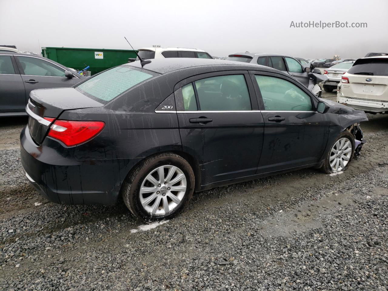 2014 Chrysler 200 Touring Black vin: 1C3CCBBB0EN178567