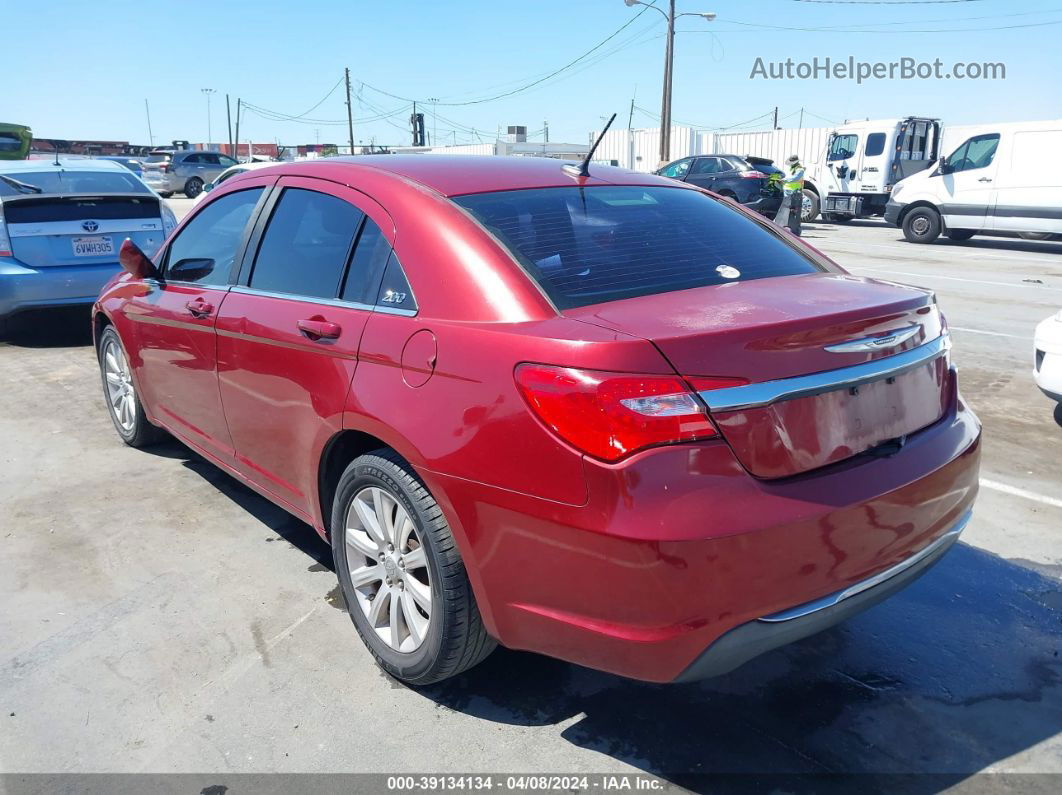 2014 Chrysler 200 Touring Red vin: 1C3CCBBB0EN184952