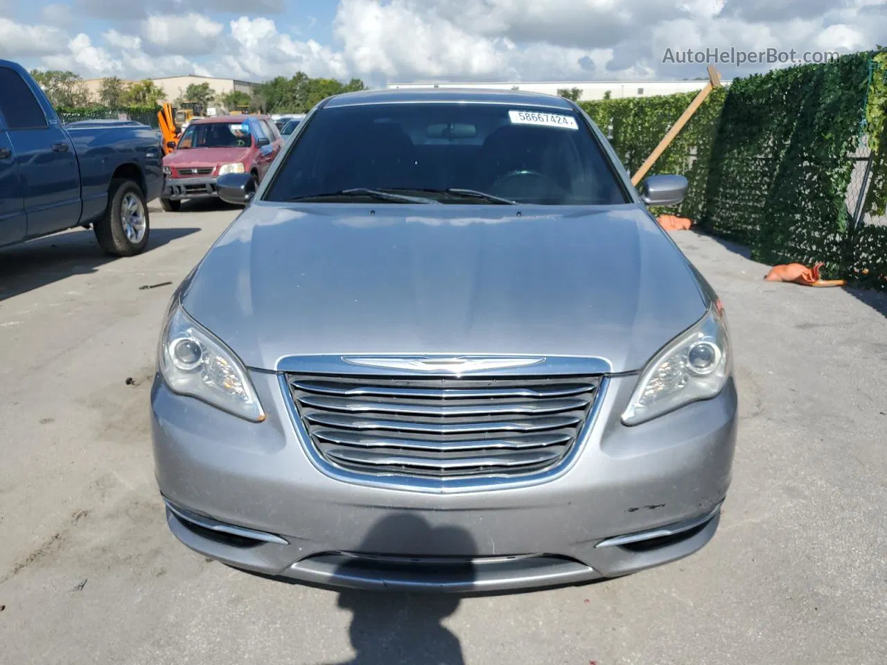 2014 Chrysler 200 Touring Silver vin: 1C3CCBBB1EN118006