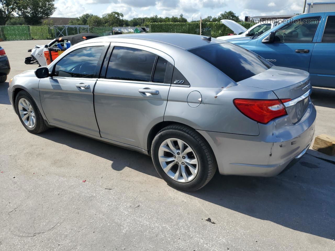 2014 Chrysler 200 Touring Silver vin: 1C3CCBBB1EN118006