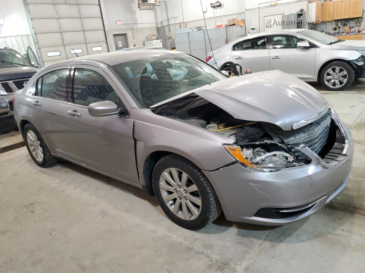 2014 Chrysler 200 Touring Gray vin: 1C3CCBBB1EN150342