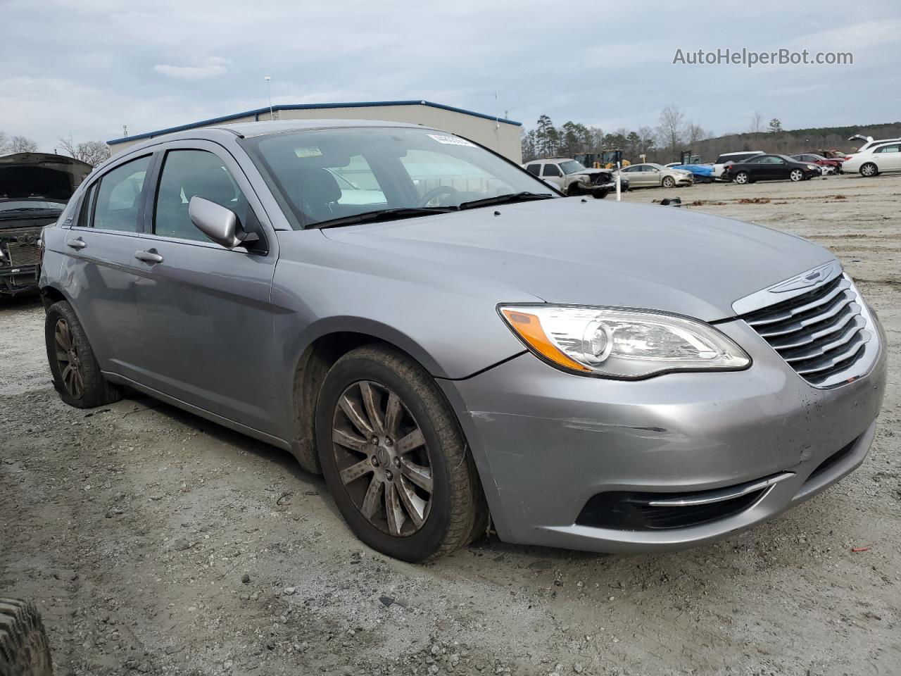 2014 Chrysler 200 Touring Silver vin: 1C3CCBBB2EN127622