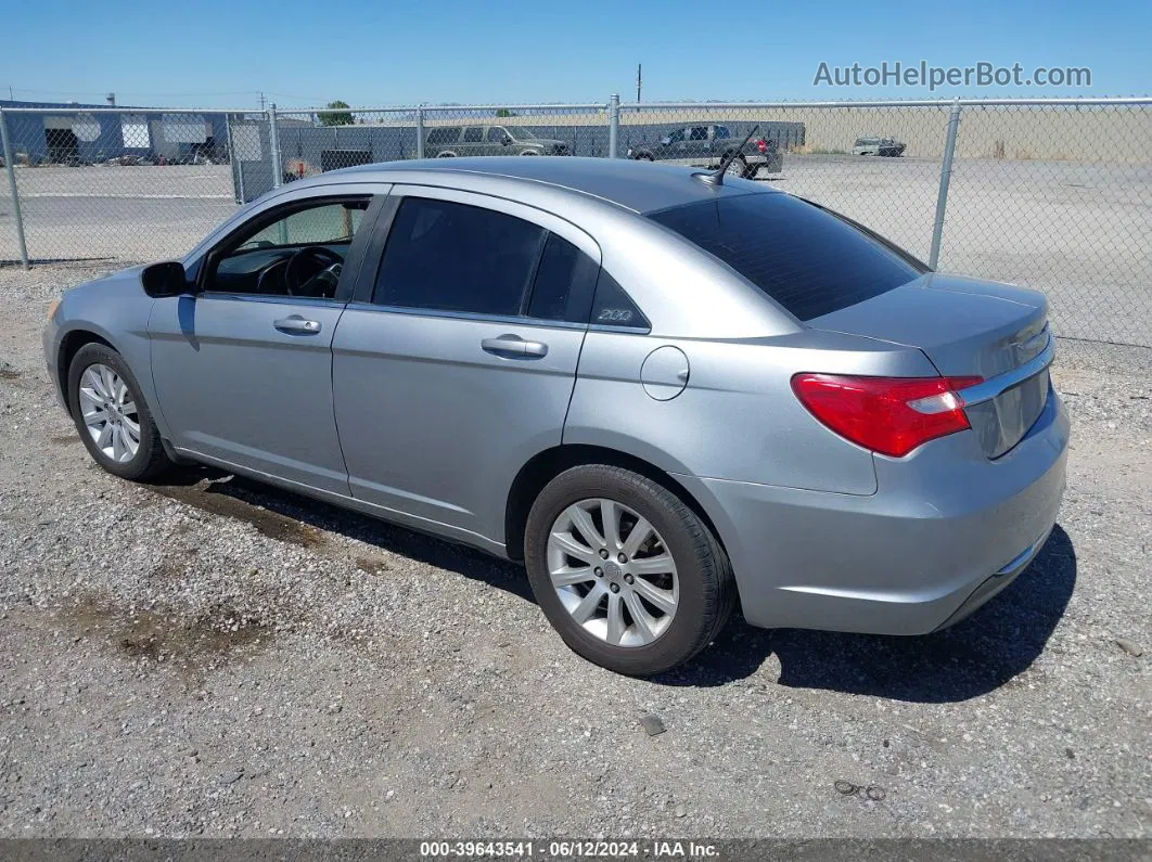 2014 Chrysler 200 Touring Silver vin: 1C3CCBBB3EN107430