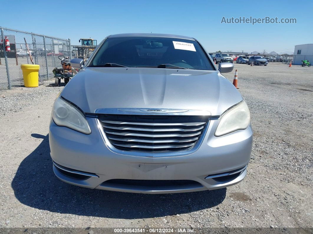 2014 Chrysler 200 Touring Silver vin: 1C3CCBBB3EN107430