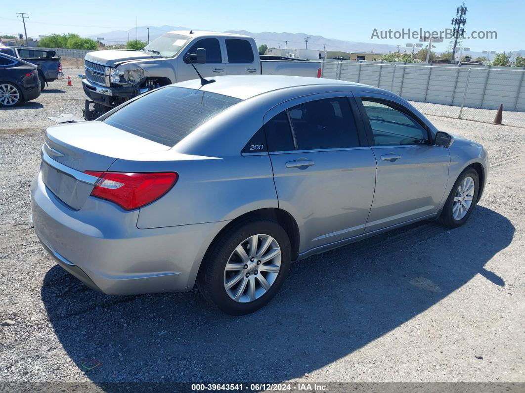 2014 Chrysler 200 Touring Silver vin: 1C3CCBBB3EN107430