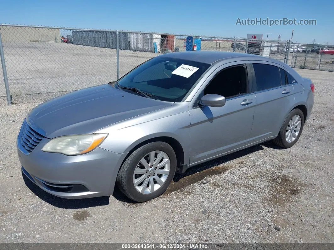 2014 Chrysler 200 Touring Silver vin: 1C3CCBBB3EN107430