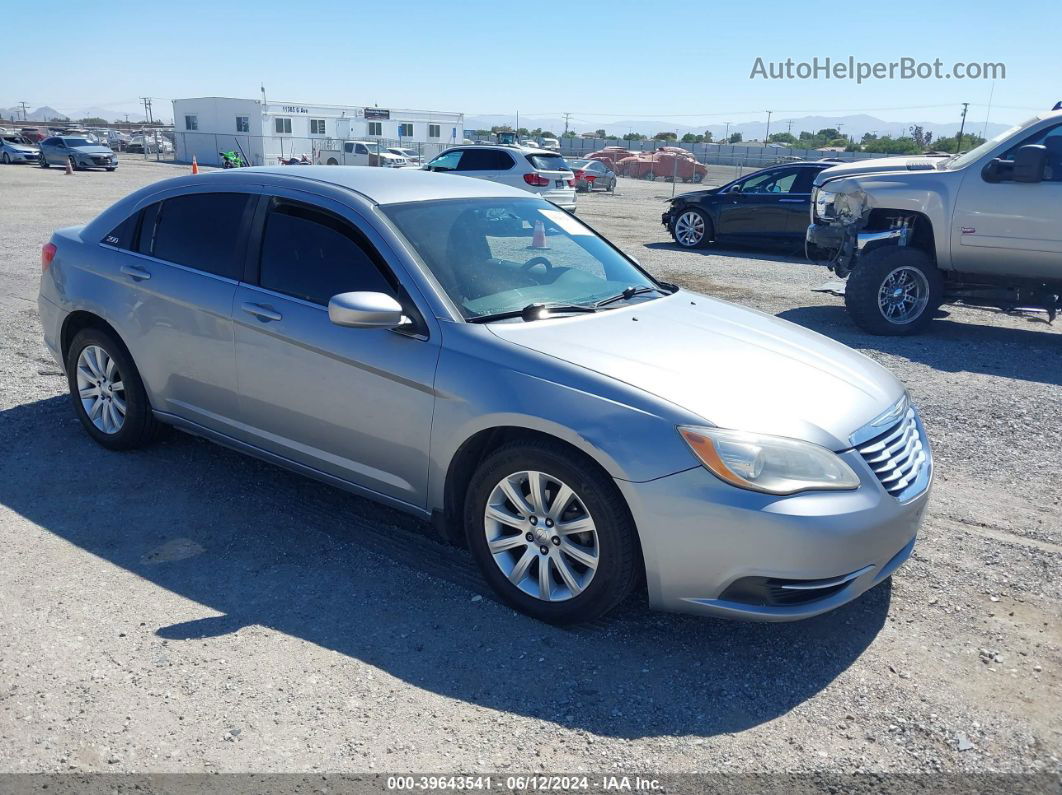 2014 Chrysler 200 Touring Silver vin: 1C3CCBBB3EN107430